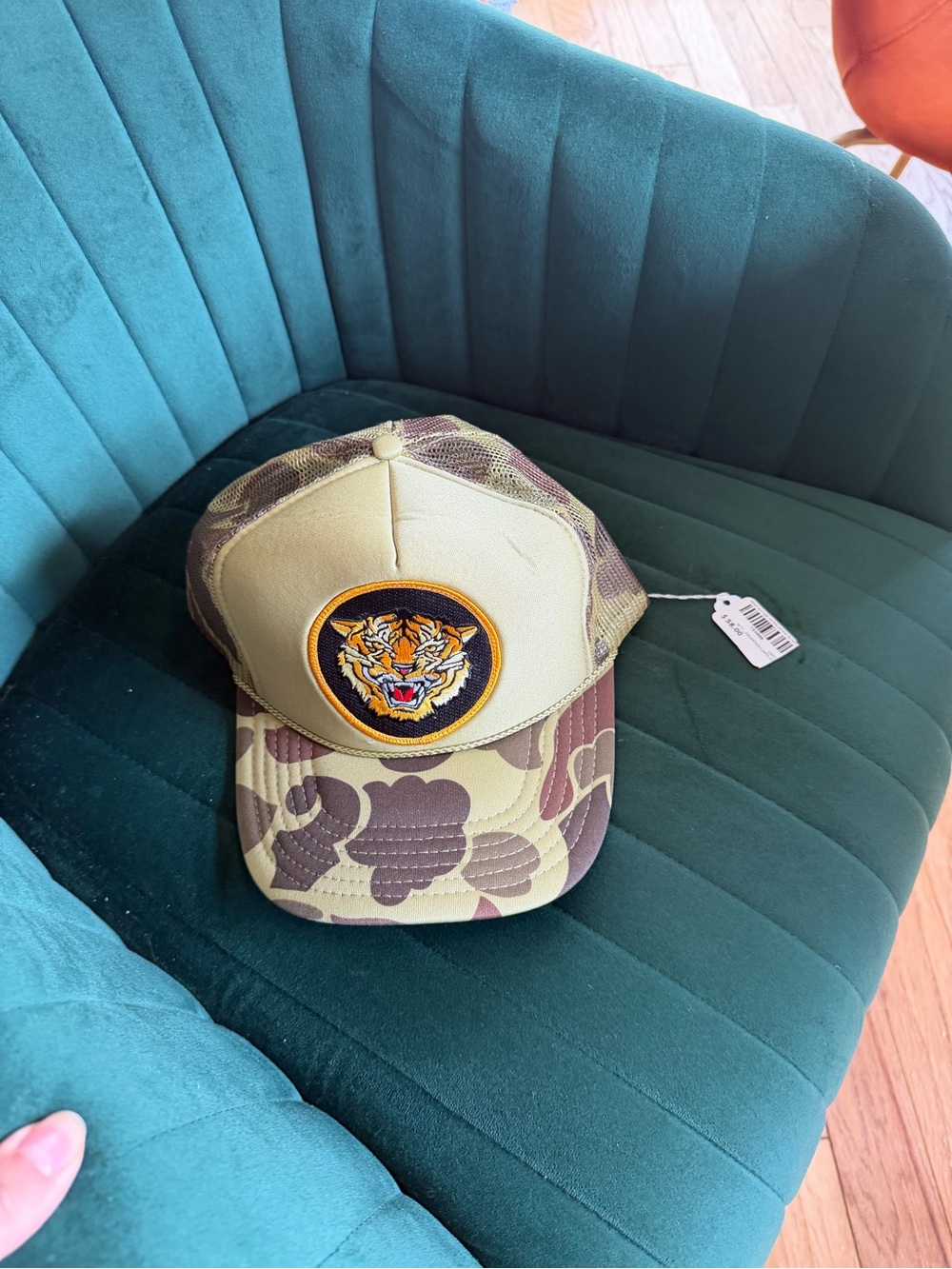 Camo Tiger Trucker Hat - Aviator Nation Limited Edition Dreamland
